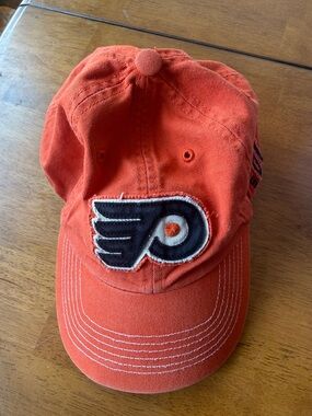 Orange Philadelphia Flyers Logo Baseball Cap - Unbranded